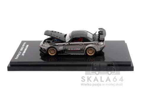 Model samochodu Honda S2000 J's Racing Moon Rock Metallic w skali 1:64 - maska