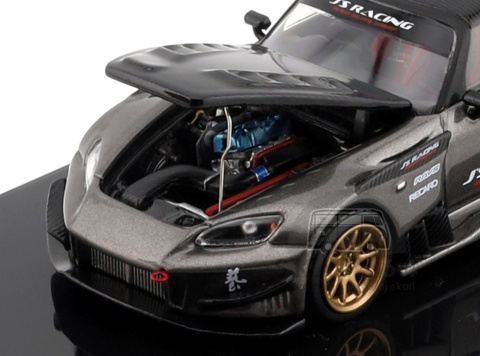 Model samochodu Honda S2000 J's Racing Moon Rock Metallic w skali 1:64 - detale