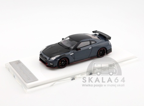 Model samochodu Nissan GT-R NISMO R35 Special Edition 2022 - NISMO Stealth Gray w skali 1:64 - przód