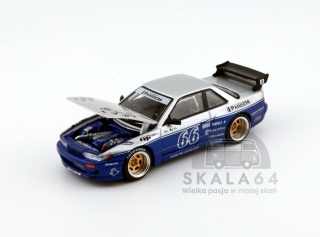 POP RACE PR64-264 Pandem Nissan Silvia S13 Moontech Blue PR640-264 1:64