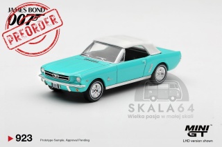 PREORDER MINI GT Ford Mustang Convertible Thunderball 007 James Bond MGT00923-007E 1:64
