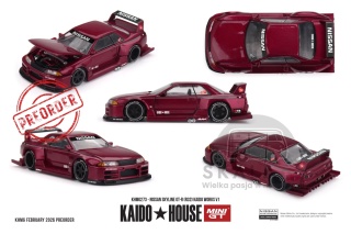 PREORDER MINI GT Kaido House 1989 Nissan Skyline GTR (R32) Kaido Works V1 KHMG273 1:64