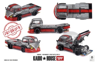 PREORDER MINI GT Kaido House KHMG292 1972 Volkswagen T1 Pickup Street Battle Spec V1