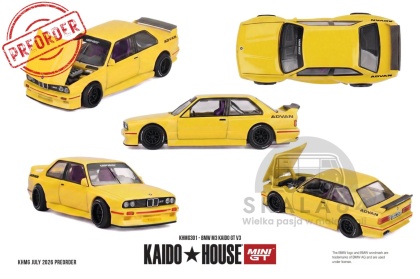 PREORDER MINI GT Kaido House KHMG301 1989 BMW M3 (E30) Kaido GT V3