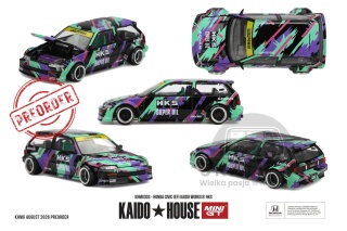 PREORDER MINI GT Kaido House KHMG303 1987 Honda Civic (EF) Kaido Works *HKS*