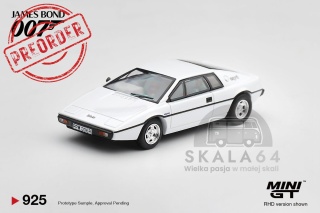 PREORDER MINI GT Lotus Esprit S1 The Spy Who Loved Me 007 James Bond MGT00925-007E 1:64