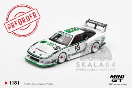 PREORDER MINI GT MGT01181-BL 2026 Nissan 180Xs Lb-Super Silhouette