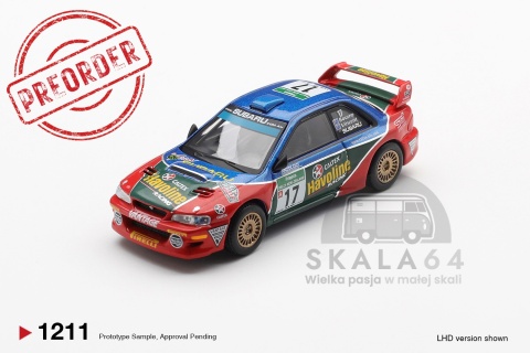 PREORDER MINI GT MGT01211-L 2000 Subaru Impreza Wrc98 #17 Rally New Zealand