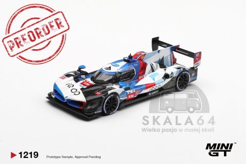 PREORDER MINI GT MGT01219-L 2025 BMW M Hybrid V8 Hypercar #15 BMW M Team Wrt Le Mans 24 Hrs