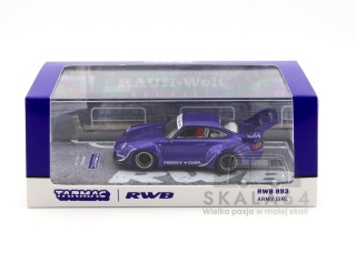 TARMAC WORKS Porsche 911 RWB 993 Army Girl Purple 1:64