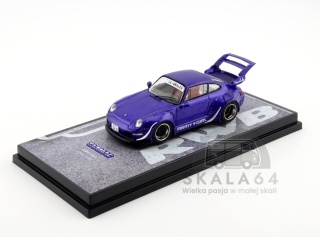 TARMAC WORKS Porsche 911 RWB 993 Army Girl Purple 1:64