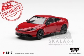 PREORDER MINI GT MGT01317-BL 2025 Honda Prelude, rallye red