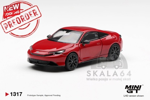 PREORDER MINI GT MGT01317-BL 2025 Honda Prelude, rallye red