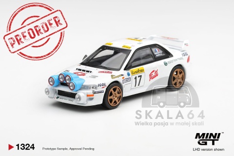 PREORDER MINI GT MGT01324-BL 1999 Subaru Impreza WRC98 #17 Rally Monte Carlo, various