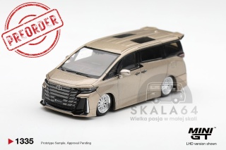 PREORDER MINI GT MGT01335-BL 2026 Toyota Vellfire 40, Kuhl Gold metallic