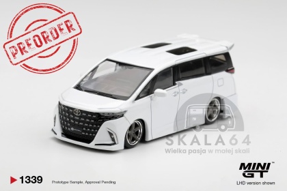 PREORDER MINI GT MGT01339-BL 2025 Toyota Alphard 40 Kuhl