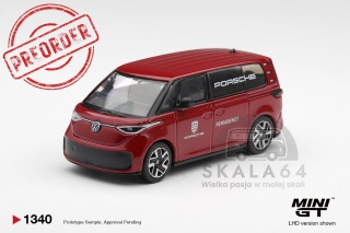 PREORDER MINI GT MGT01340-BL 2022 Volkswagen ID.Buzz *Porsche Renndienst*