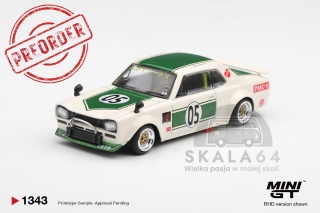 PREORDER MINI GT MGT01343-R 1971 Nissan Skyline GT-R (KPGC10) LB-Works Hakosuka