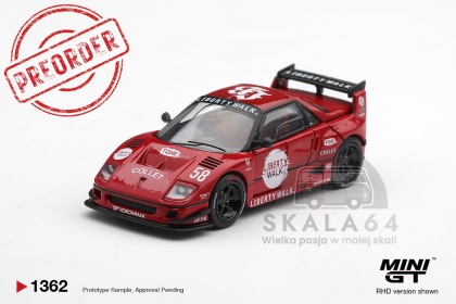 PREORDER MINI GT MGT01362-BL 2026 Mazda AZ-1 Liberty Walk LB40 Hinomarij