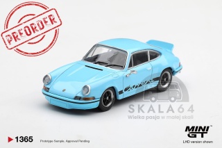 PREORDER MINI GT MGT01365-BL 1973 Porsche 911 (911) Carrera RS 2.7