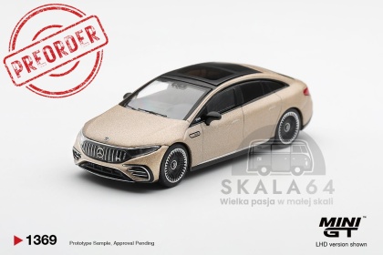 PREORDER MINI GT MGT01369-L 2025 Mercedes-Benz EQS 53 Signature Kalahari
