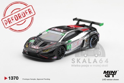 PREORDER MINI GT MGT01370-BL 2025 Lamborghini Huracan GT3 EVO2 #45 Dex Wayne Taylor Racing Chevrolet Grand Prix