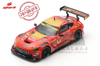 PREORDER SPARK Mercedes Benz AMG GT3 EVO Team R'Qs Motor Sport #22 GT300 Class Super GT 2025 M. Kano Y. Shoji 1:64