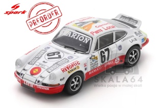 PREORDER SPARK Porsche 911 2.8L RSR Carrera Team Porsche Club Romand #67 24h Le Mans 1974 W. Vollery E. Chapuis R. Dorchy 1:64
