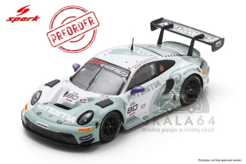 PREORDER SPARK Porsche 911 992 GT3 R EVO Team Lionspeed GP #80 Winner 24h Spa Belgium 2026 B. Buus T. Preining R. Feller 1:64