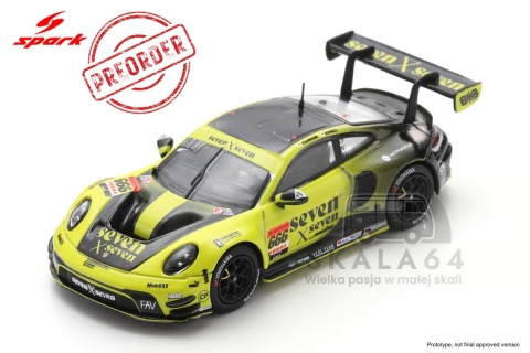 PREORDER SPARK Porsche 911 992 GT3 R Team Seven X Seven Racing #666 GT300 Class Super GT 2025 K. Fujinami T. Kondo 1:64