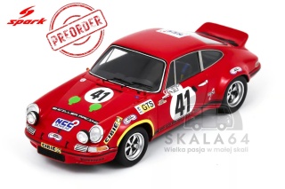 PREORDER SPARK Porsche 911 Carrera RSR 2.8 Coupe Team Schiller Racing #41 24h Le Mans 1973 F. Vetsch J. Selz 1:64