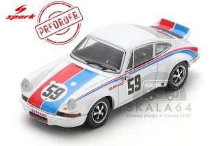 PREORDER SPARK Porsche 911 Carrera RSR 2.8L Team Brumos Racing #59 Winner 24h Daytona 1973 P. Gregg H. Haywood 1:64