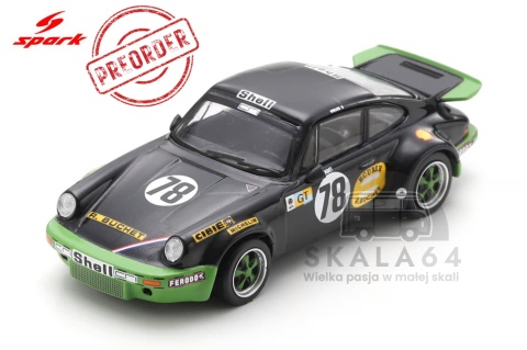 PREORDER SPARK Porsche 911 Carrera RSR Team Ecurie Buchet Cyril Grandet #78 24h Le Mans 1975 B. Wollek C. Grandet 1:64