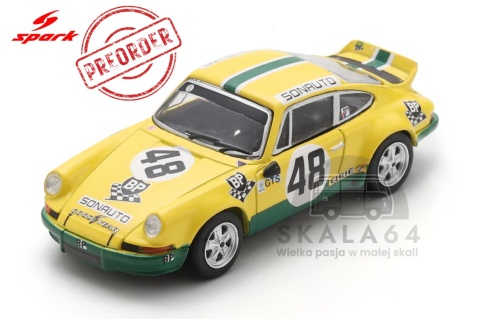 PREORDER SPARK Porsche 911 Carrera RSR Team Porsche Sonauto BP Racing #48 24h Le Mans 1973 P. Gregg G. Chasseuil 1:64