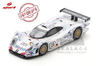 PREORDER SPARK Porsche 911 GT1 98 3.2L Turbo Team Porsche AG Mobil 1 #26 Winner 24h Le Mans 1998 A. McNish L. Aiello S. Ortelli