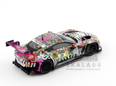 Model samochodu Aston Martin Vantage AMR GT3 EVO #30 24H Nurburgring 2025 w skali 1:64 - tył