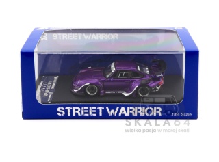 STREET WARRIOR - GHOST PLAYER Porsche 911 RWB 993 RAUH-Welt Purple 1:64
