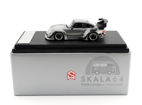 STREET WARRIOR - GHOST PLAYER Porsche 911 RWB 993 RAUH-Welt ZAMAC Silver 1:64