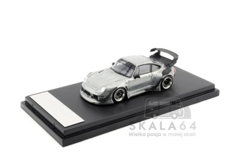 STREET WARRIOR - GHOST PLAYER Porsche 911 RWB 993 RAUH-Welt ZAMAC Silver 1:64