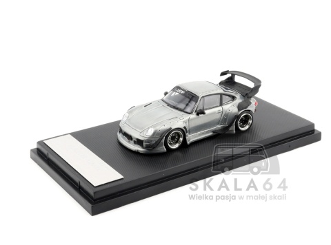 STREET WARRIOR - GHOST PLAYER Porsche 911 RWB 993 RAUH-Welt ZAMAC Silver 1:64