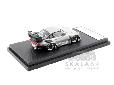 STREET WARRIOR - GHOST PLAYER Porsche 911 RWB 993 RAUH-Welt ZAMAC Silver 1:64