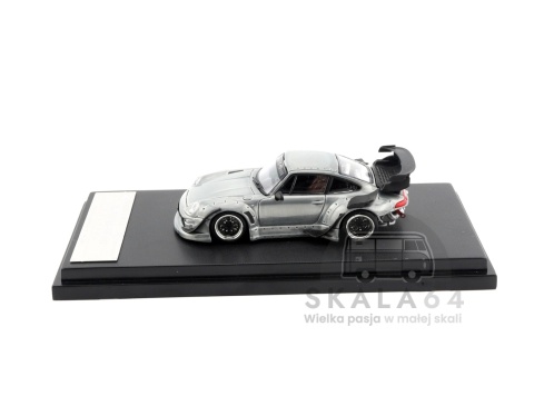 STREET WARRIOR - GHOST PLAYER Porsche 911 RWB 993 RAUH-Welt ZAMAC Silver 1:64