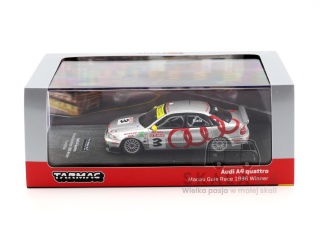 TARMAC WORKS Audi A4 Quattro 1996 Macau Guia Race Winner Frank Biela #3 1:64