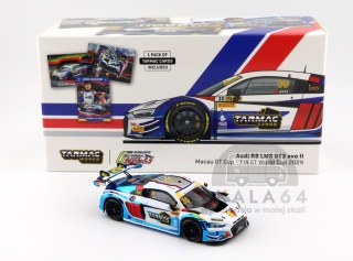 TARMAC WORKS Audi R8 LMS GT3 Evo II #30 Uno Racing Macau GT Cup FIA GT World Cup 2024 1:64