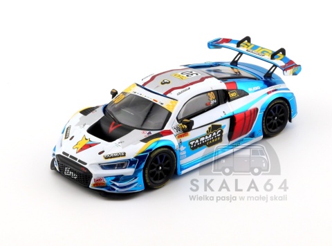 Model samochodu Audi R8 LMS GT3 Evo II #30 Uno Racing Macau GT Cup FIA GT World Cup 2024 w skali 1:64 - przód