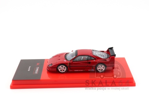 Model samochodu Ferrari F40 Red w skali 1:64 - bok