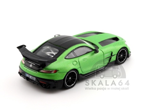 Model samochodu Mercedes-Benz AMG GT Black Series Green w skali 1:64 - tył