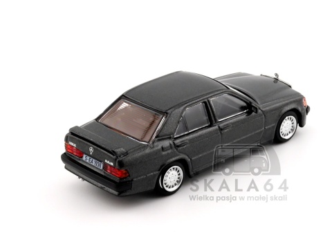 Model samochodu Mercedes-Benz 190 E 2.3-16 Blue-Black Metallic w skali 1:64 - tył