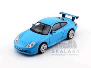 TARMAC WORKS Porsche 911 GT3 type 996 Light Blue 1:64