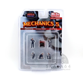 AMERICAN DIORAMA Mechanics 5 MiJo Exclusives Limited Edition Figurki 1:64 AD-2435MJ